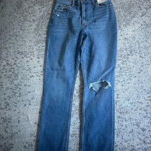 Abercrombie & Fitch Ripped Blue Jeans